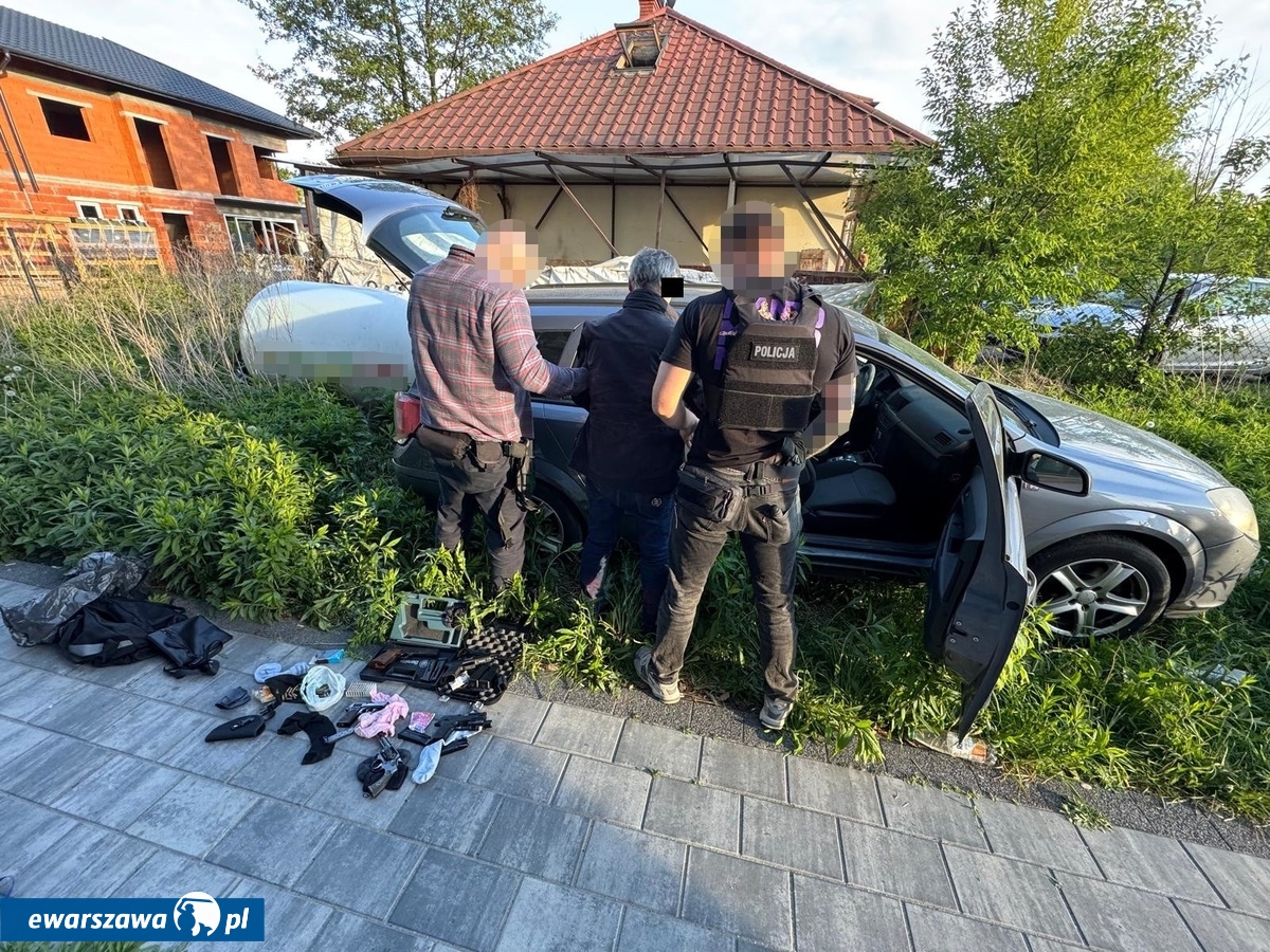 Zatrzymanie gangsterów z Gruzji | fot. srodmiescie.policja.gov.pl