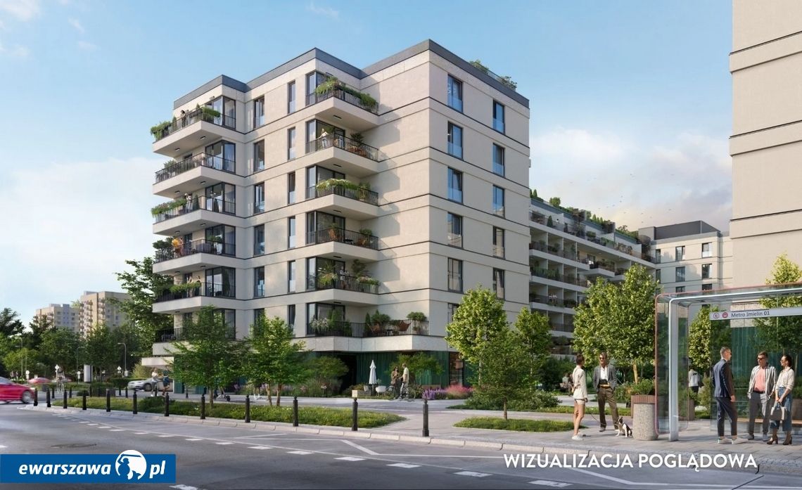 Wizualizacja nowego osiedla na Ursynowie | fot. GH Development