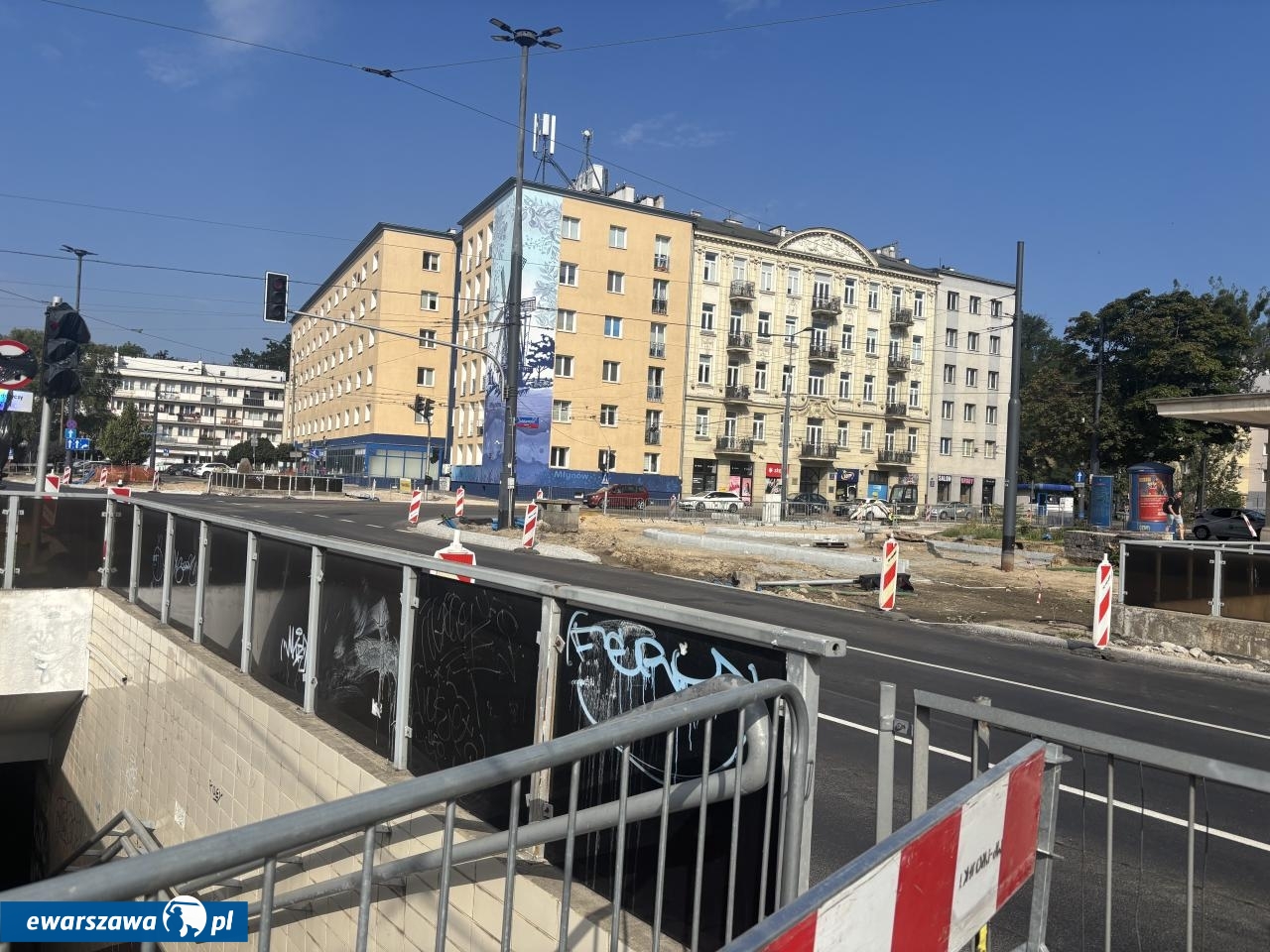 tunel na Woli zamknięty | fot. Bartosz Pańczyk