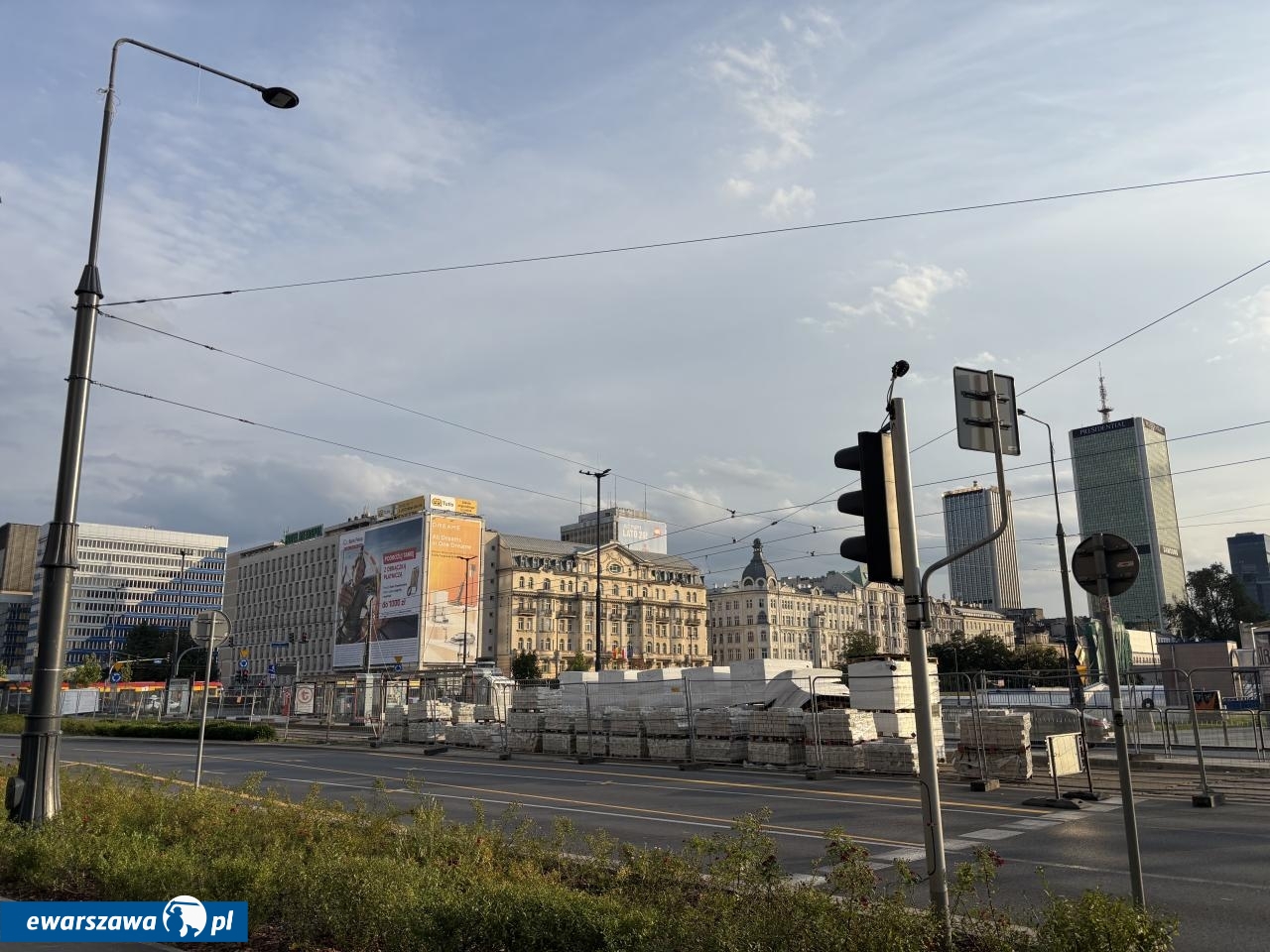 remont torowiska przy Marszałkowskiej | fot. Bartosz Pańczyk