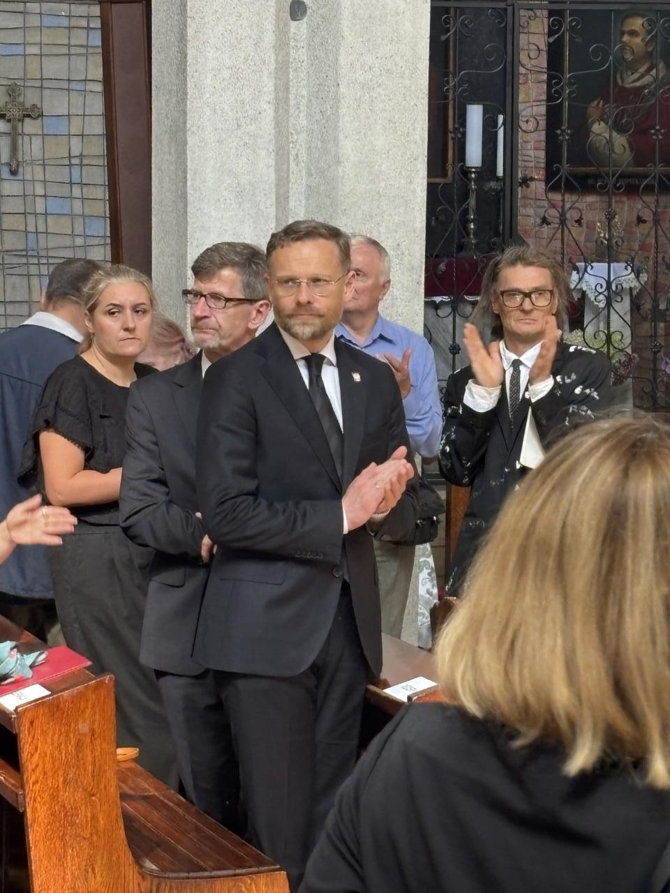 Zbigniew Bogucki na pogrzebie Stanisława Sojki w Warszawie | fot. Bartosz Pańczyk