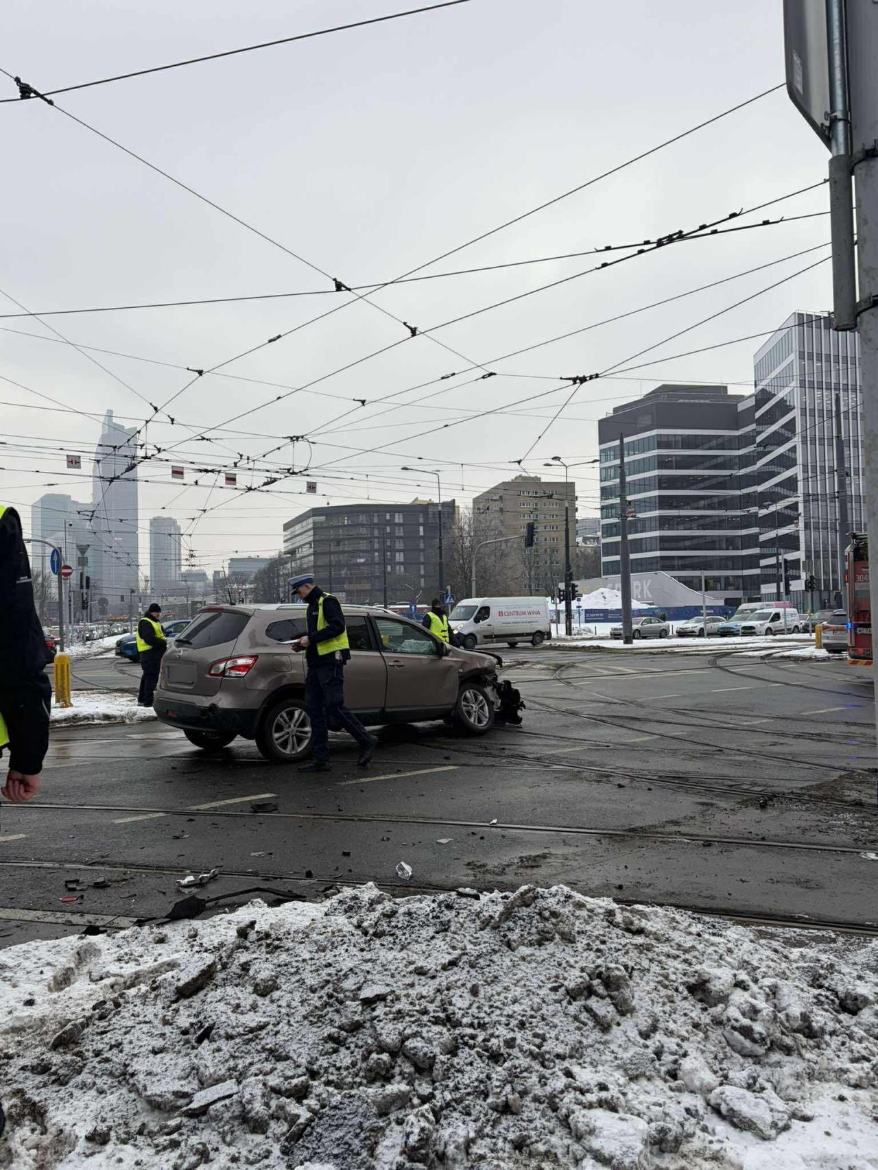 wypadek na Woli | fot. Bartosz Pańczyk