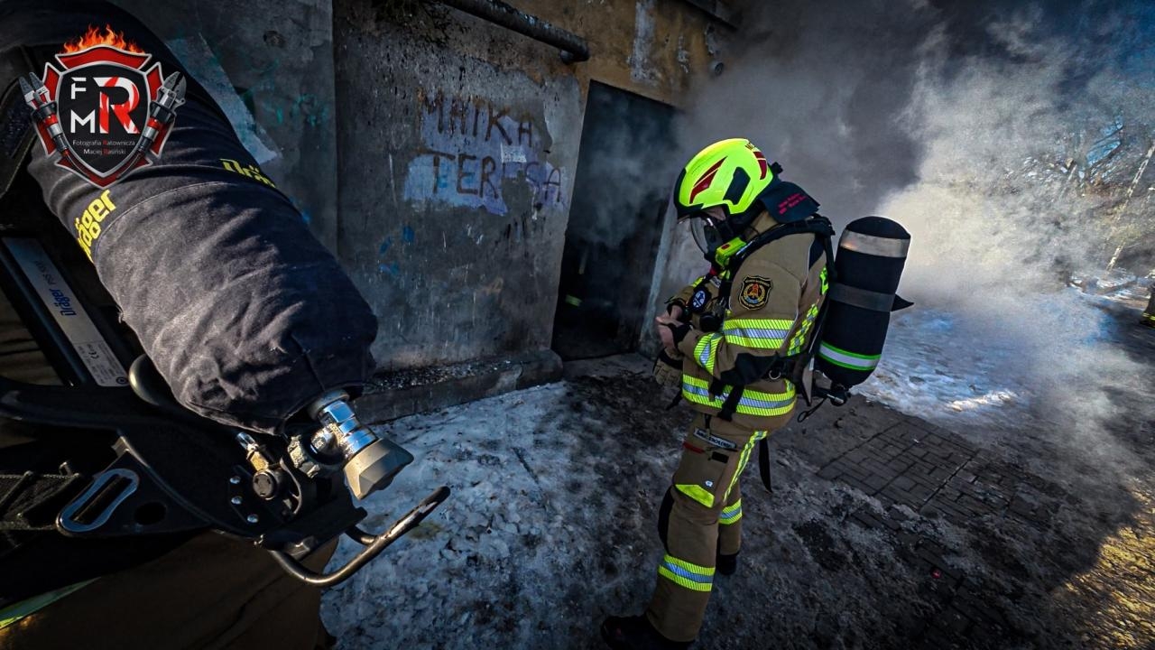 pożar w Józefowie | fot. Fotografia Ratownicza Maciej Rasiński