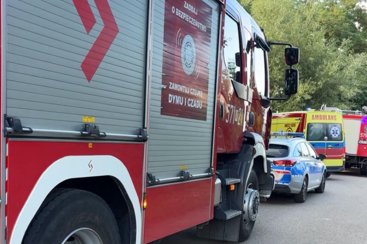 zdj. z miejsca zdarzenia | fot. OSP KSRG Strzembowo